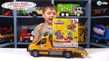 Play Doh CAN HEADS MARVEL SuperHeroes Toys for kids Playdough video Car Toys Review