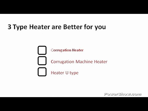 Corrugation Heater, Corrugation Heater Suppliers & exporters, in India