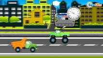 Eğlenceli çocuk filmi - İş makineleri Kamyon ve Vinç - Akıllı Arabalar - Eğitici Çizgi Film