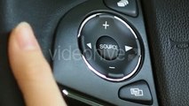 Volume Control On Steering Wheel - Stock Footage | VideoHive 13620908