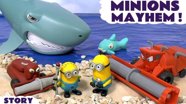 MINION MAYHEM - Join the Minions as they have a new invention turning Disney Cars Toys into Play Doh and other things, Featuring Thomas and Friends, Ultron and The Incredible Hulk from the Avengers and many more family fun toys