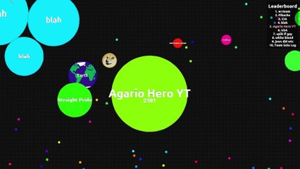 AGAR.IO GIVING FREE MASS AWAY IN FFA NICE PLAYER
