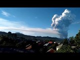 Ash Cloud Rises From Mount Soputan in Indonesia in January 2016