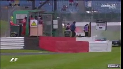 Grand Prix de Grande-Bretagne: Marcus Ericsson victime d'un accident impressionnant - Le pilote transporté à l'hôpital