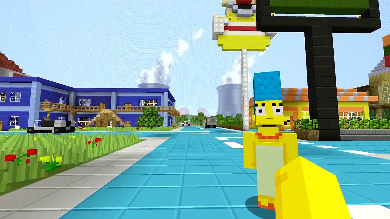 Minecraft The Simpsons - Homers Slime Burger [2] (Minecraft Xbox Roleplay)