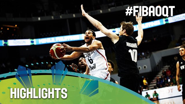 Canada v New Zealand - Highlights - 2016 FIBA Olympic Qualifying Tournament - Philippines