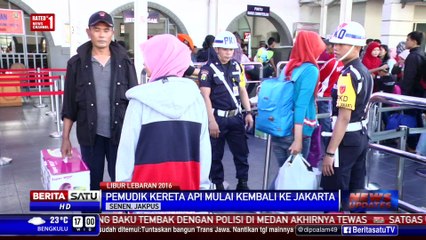 Sudah 49 Ribu Pemudik kembali Tiba di Pasar Senen