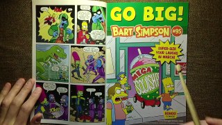 The Simpsons - Comic Books and Figures - whispering, page turning, male