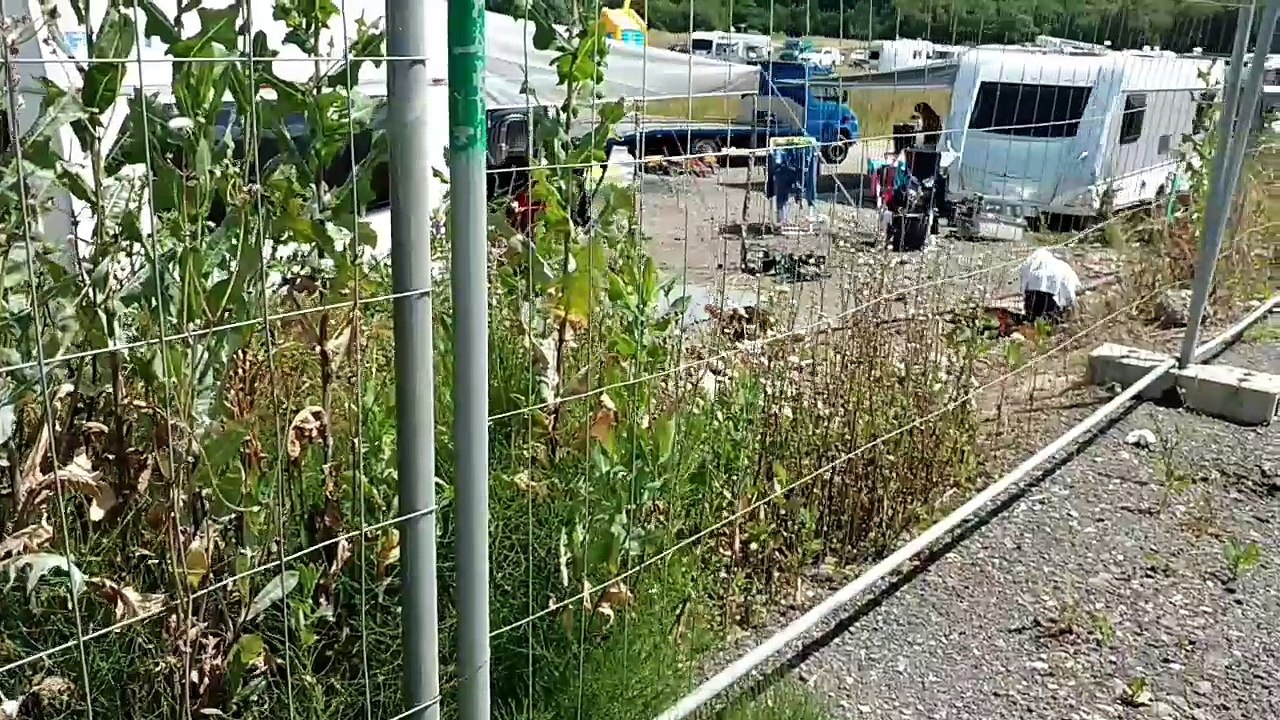 Un camp de gitans bien installé à Bonne-Fortune (Liège)