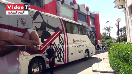 بالفيديو.. كمائن أمنية مشددة بمحيط مقر إقامة الأهلي والزمالك بالسويس