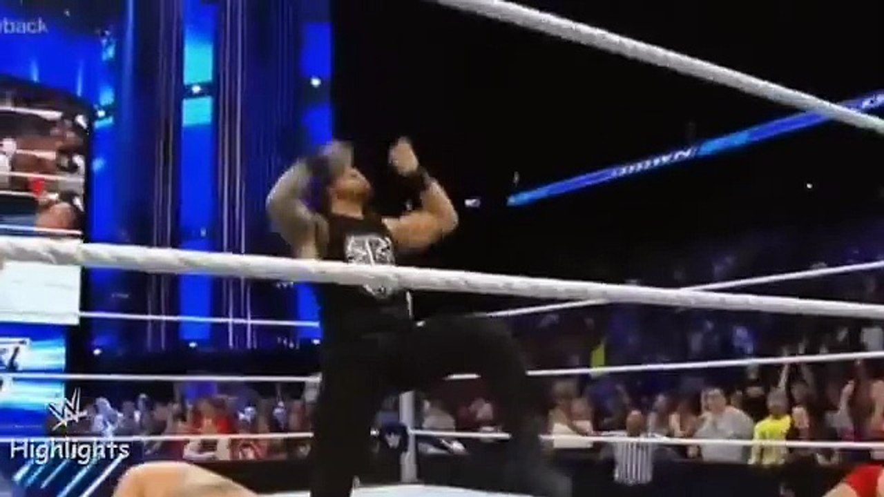 WWE Roman Reigns Spear Compilation HD