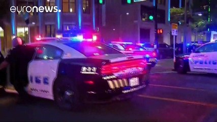 Sniper kills police at US protest