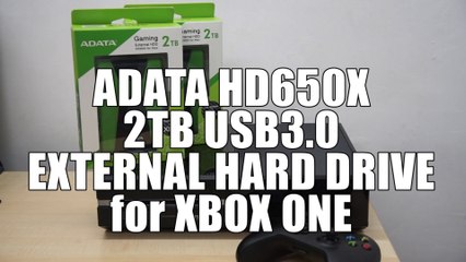 ADATA HD650X External HDD for XBOX One Overview