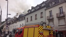 Incendie dans un bâtiment classé