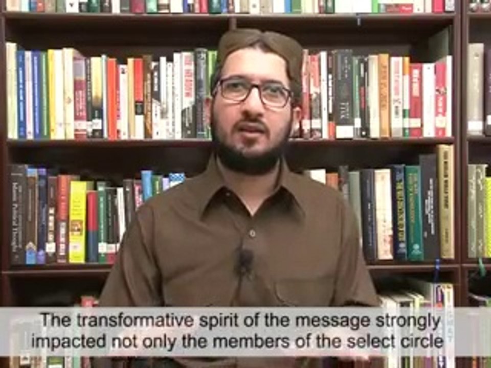 Sahibzada Sultan Ahmad Ali Sb explaining about spiritual dimension of Holy Quran.