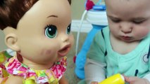 Baby Alive BABY DOCTOR Dr Doll Check Up Baby Eli Play Hospital Visit Medical Kit Toys Baby Shot