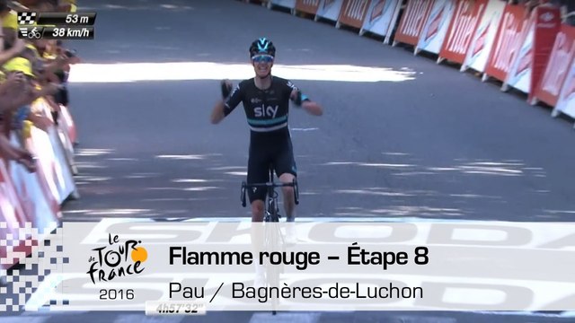 Flamme rouge - Étape 8 (Pau / Bagnères-de-Luchon) - Tour de France 2016