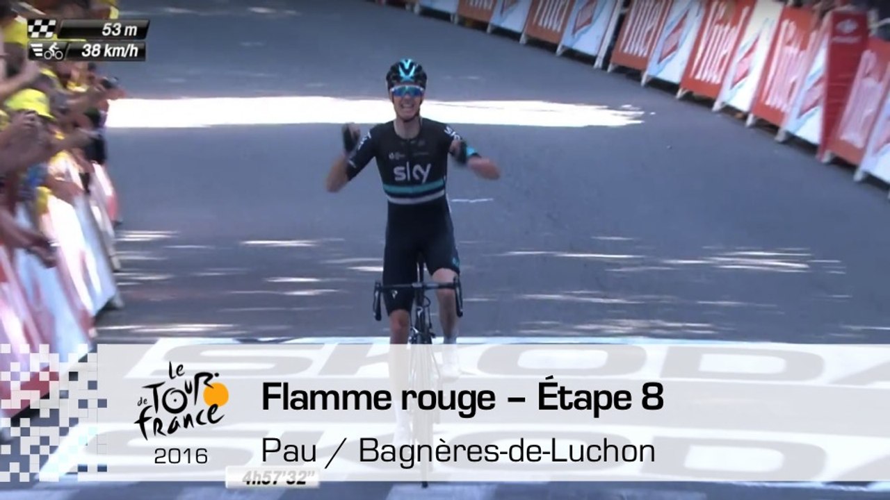 Flamme rouge - Étape 8 (Pau / Bagnères-de-Luchon) - Tour de France 2016