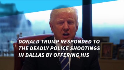 Trump: Dallas shootings have 'shaken the soul of our nation'