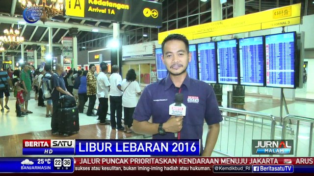 Terjadi Peningkatan Jumlah Penumpang Arus Balik dengan Pesawat Terbang