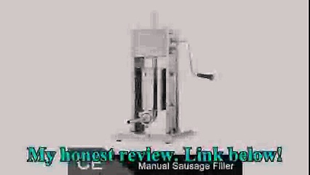 3 Liter Professional Sausage Filler Stuffer Vertical Stainless Steel Salami Make