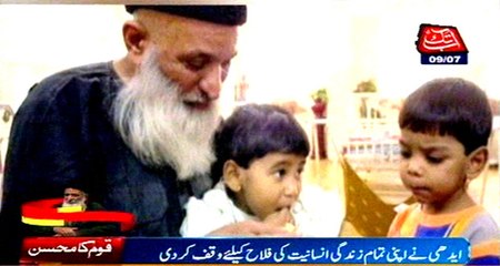 Abdul Sattar Edhi devoted his entire life to welfare of humanity