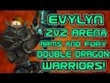 Evylyn - 6.1 level 100 Arms & Fury 2v2 arena DOUBLE DRAGON WARRIORS ft 1st sub Mostfierce wow wod