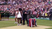Serena Williams celebrates 22nd Grand Slam at Wimbledon 2016