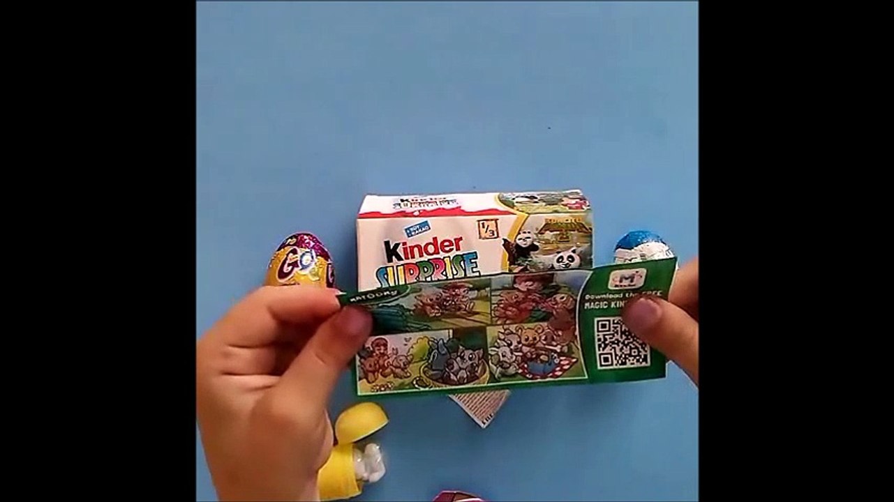 Kinder Sürpriz yumurtalar açımı - kinder surprise eggs unboxing