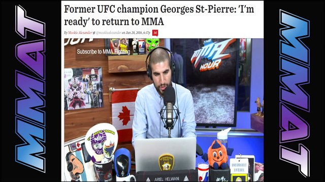 GSP READY to RETURN! DENIES his camp contacted Bisping, COULD fight @LW, MW, & WW!