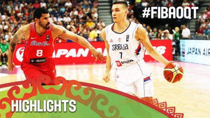 Serbia v Puerto Rico - Highlights - 2016 FIBA Olympic Qualifying Tournament - Serbia