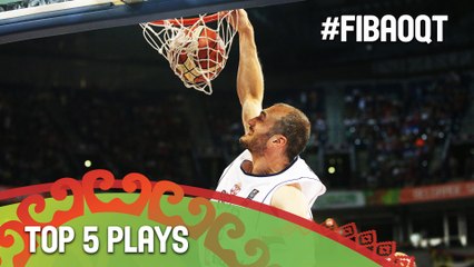 Top 5 Plays - Day 5 - 2016 FIBA Olympic Qualifying Tournament - Serbia