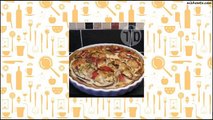 Recipe Goats cheese and red pepper quiche