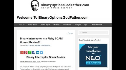 Binary Interceptor is a SCAM! Honest Review MUST READ!!!