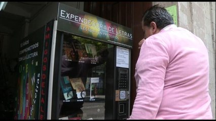 Mexicanos podrán acceder a la lectura, como comprar una soda en una máquina
