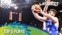 Top 5 Plays - Final Day - 2016 FIBA Olympic Qualifying Tournament - Italy
