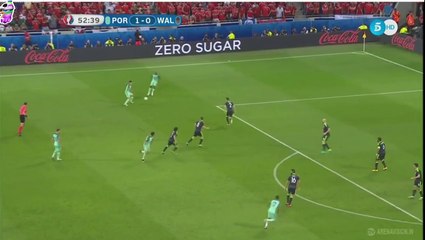 But de Nani - Portugal 2-0 Pays de Galles -2016.07.06