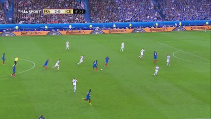 But de Payet - France 3-0 Islande Euro 2016 - 2016.7.03 HD