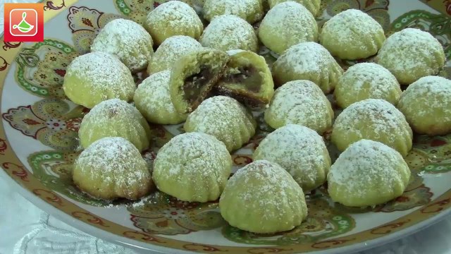 Biscuit Fourré aux Dattes Mammoul - Date & Walnut Stuffed Cookies - معمول بالتمر والجوز