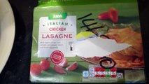 Asda Italian chicken lasagne ready meal 400g taste test taste test
