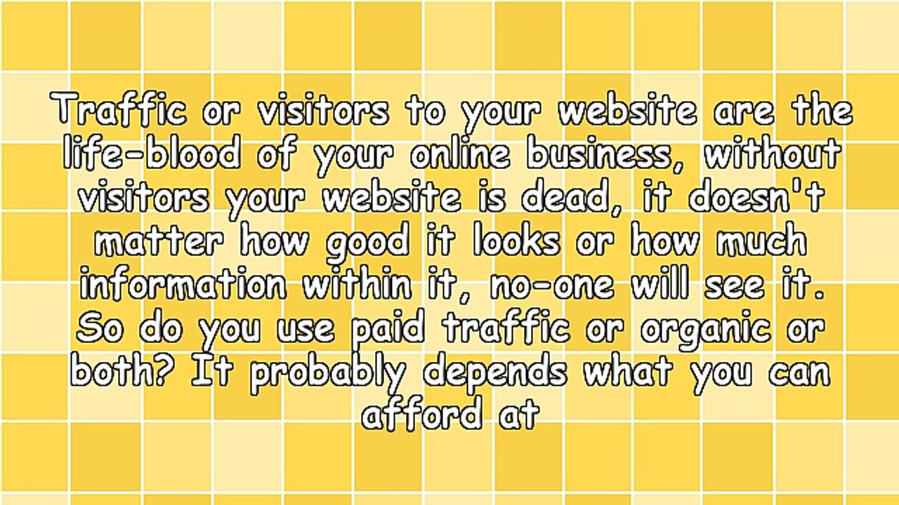 Who Needs More Traffic to Their Website?
