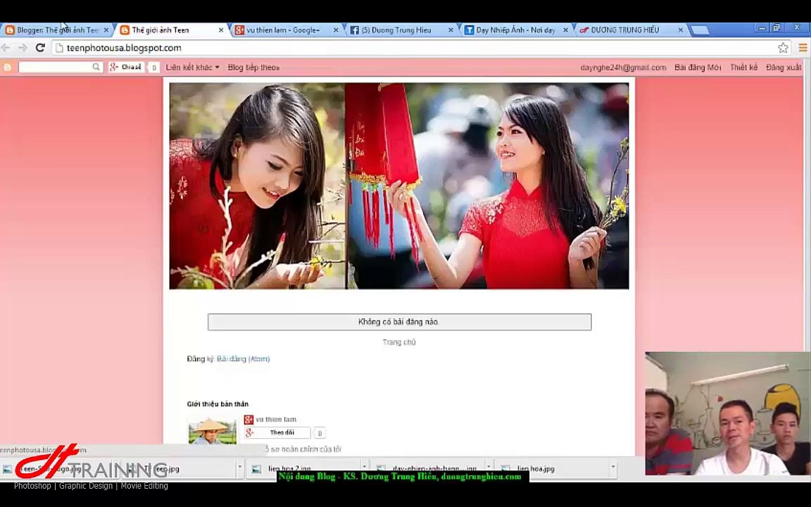 5.Tạo nội dung cho Blog