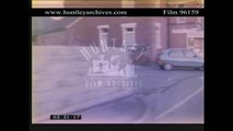 British Town from Passenger seat of car, 1980's.  Archive film 96159