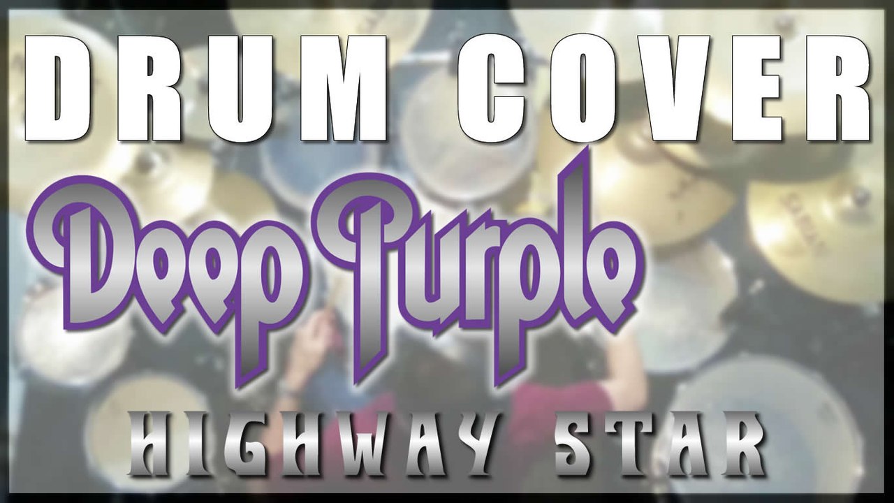 Drum cover #11: Deep purple - Highway star (drumless track)