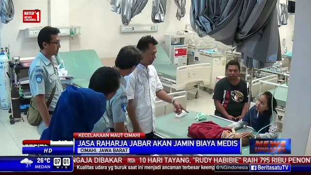 Jasa Raharja Tanggung Biaya Pengobatan Korban Kecelakaan Maut Cimahi