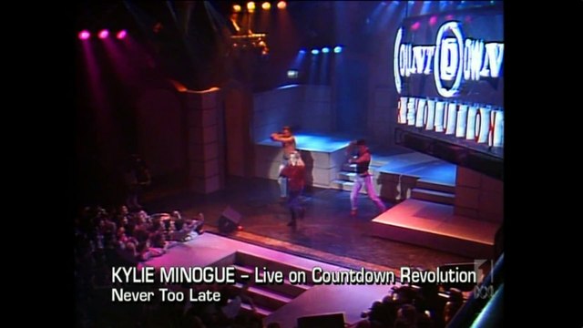 Kylie Minogue - Never Too Late (Live Countdown Revolution 1989) HD
