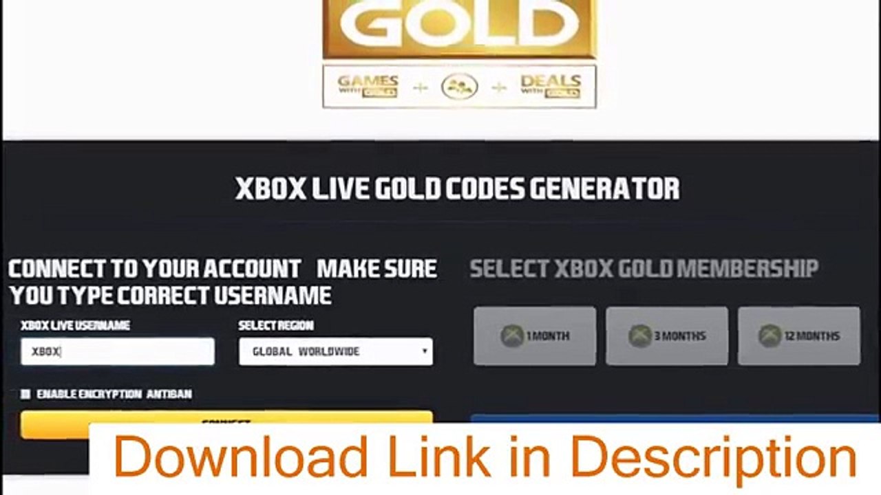 Free Online Xbox Live Code Generator 2017.