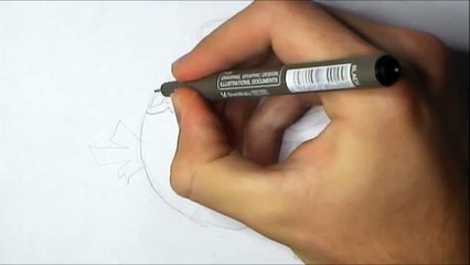 How to draw a Zombie Angry Bird