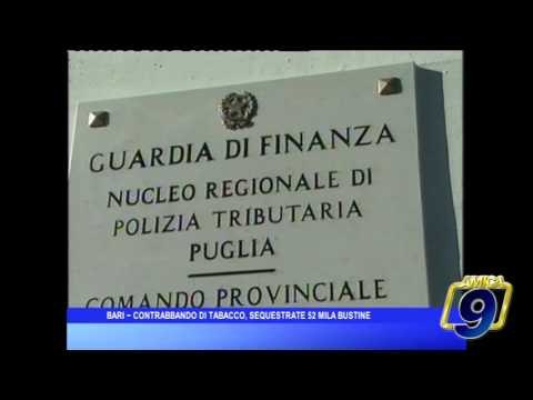 Bari | Contrabbando di tabacco, sequestrate 52mila buste
