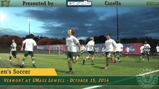 Men's Soccer: Vermont at UMass Lowell (10/15/14)